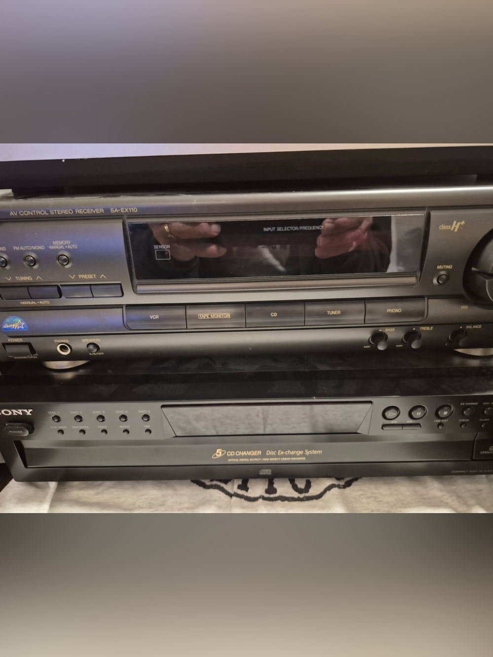 Technics and Sony Home Stereo System Stack Component Audio Bundle with Turntable - Picture 4 of 15